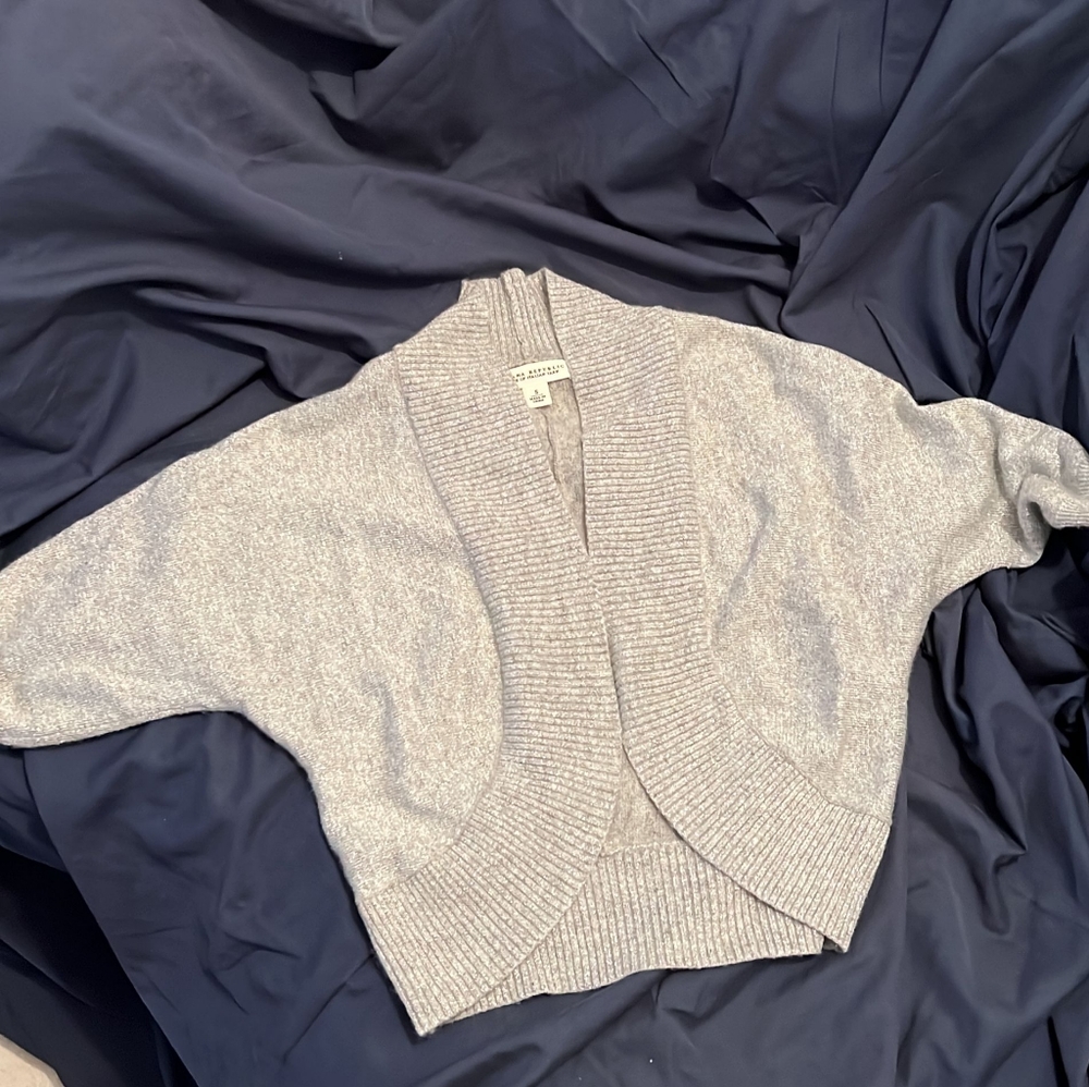 Banana Republic Gray cardigan cover-up